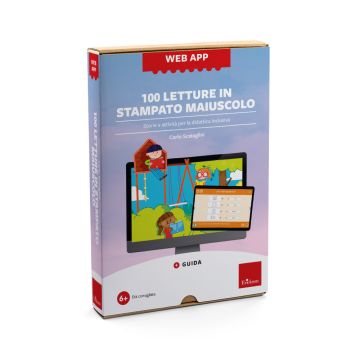 100 letture in stampato maiuscolo. Storie e attività per la didattica inclusiva. Web app. Con software
