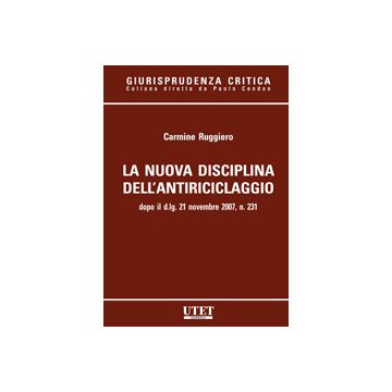 Antiriciclaggio - Ruggiero Carmine - Utet Giuridica - 9788859803362