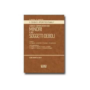 Codice Commentato Dei Minori E Dei Soggetti Deboli. Con Cd-rom -  - Utet Giuridica - 9788859807582