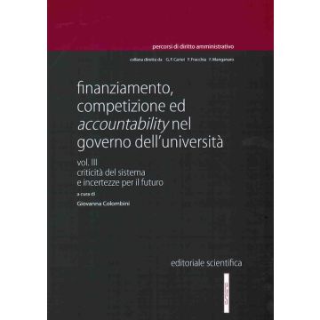 Finanziamento, competizione ed accountability nel governo dell'università. Vol. 3: Criticità del sistema e incertezze per il futuro