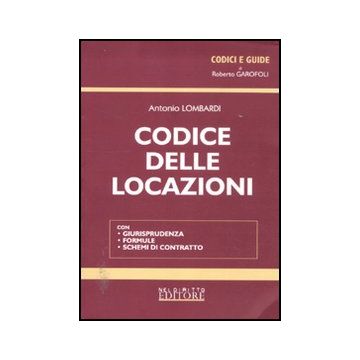 Codice Delle Locazioni - Lombardi Antonio - Neldiritto.it - 9788866570479