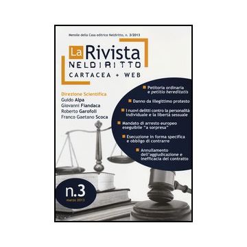 La Rivista Di Neldiritto - Numero3/2013 - Neldiritto.it - 9788866571902