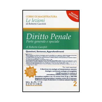 Diritto Penale - Volume 2 - Garofoli Roberto - Neldiritto.it - 9788866573173