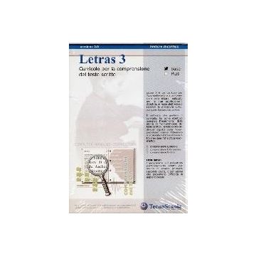 Software Letras 3 (vers. 2.0). Settore didattico. Curricolo per la comprensione del testo scritto. Versione base
