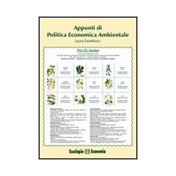Appunti Di Politica Economica Ambientale