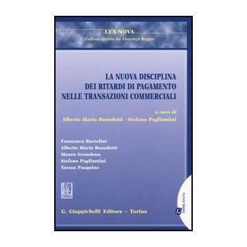 La Nuova Disciplina Dei Ritardi Di Pagamento Nelle Transazioni Commerciali  - Benedetti A. M. ; Pagliantini S.  - Giappichelli - 9788875242671