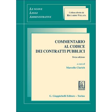 Commentario al codice dei contratti pubblici 3/ed. 2025 (Clarich Marcello - Giappichelli)