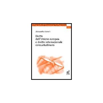 Diritto Dell'unione Europea E Diritto Internazionale Consuetudinario - Gianelli Alessandra - Aracne - 9788879995795