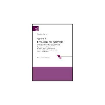 Appunti Di Economia Del Benessere - Campa Giuseppe - Aracne - 9788879996570