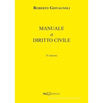 GIOVAGNOLI MANUALE DI DIRITTO CIVILE 2024 ITA