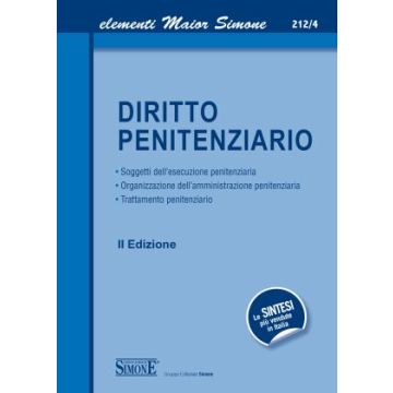 Diritto Penitenziario -  - Simone - 9788891403100