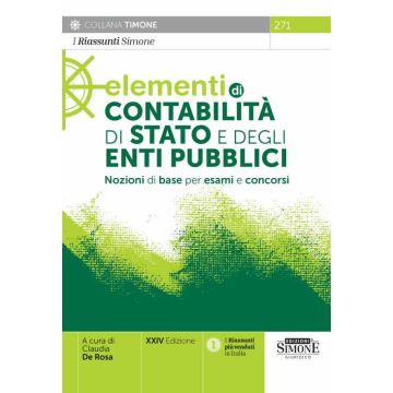 Elementi di contabilità di Stato e degli enti pubblici con elementi di ragioneria pubblica 2022