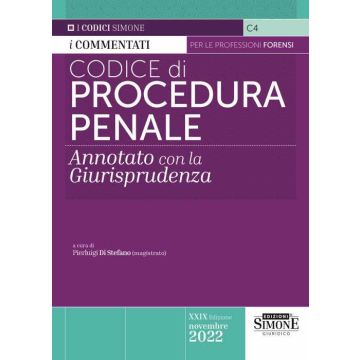 Codice di Procedura Penale. Annotato con la giurisprudenza 2022 (Codici Commentati)