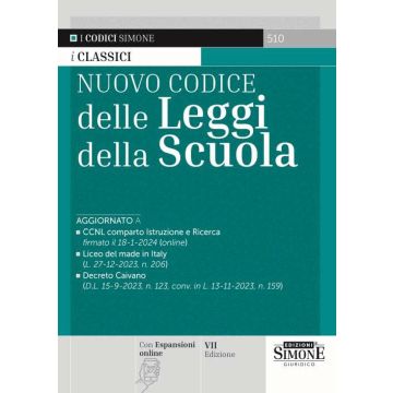 Nuovo codice delle leggi della scuola 2024. Con espansione online (i Classici)