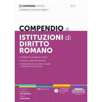 COMPENDIO DI ISTITUZIONI DI DIRITTO ROMANO 2024 SIMONE
