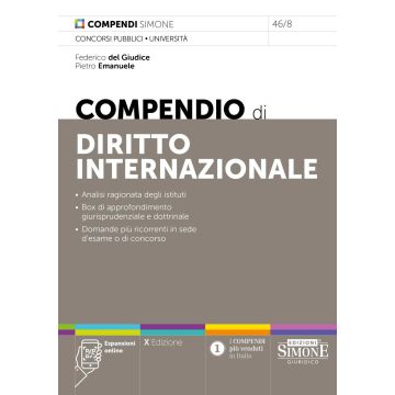 Compendio di diritto internazionale 2025. Con Espansioni online - Simone