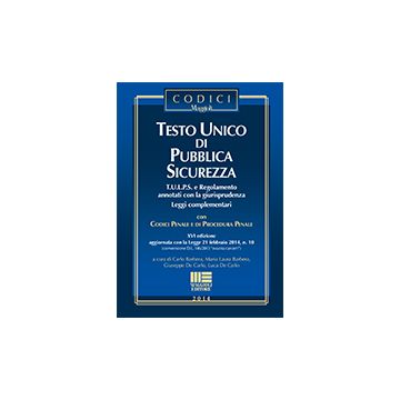 Testo Unico di Pubblica Sicurezza