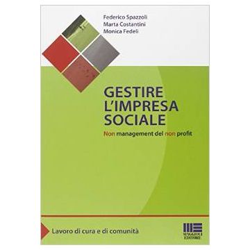 Gestire Le Onp - Spazzoli Federico; Costantini Marta; Fedeli Monica - Maggioli Editore - 9788891605306