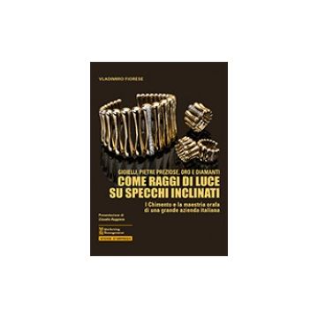 Gioielli, pietre preziose, oro e diamantiCome raggi di luce su specchi inclinati