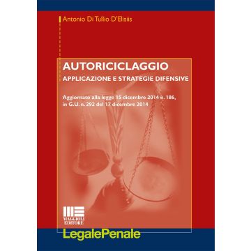 Autoriciclaggio        [Di Tullio - Maggioli Editore]