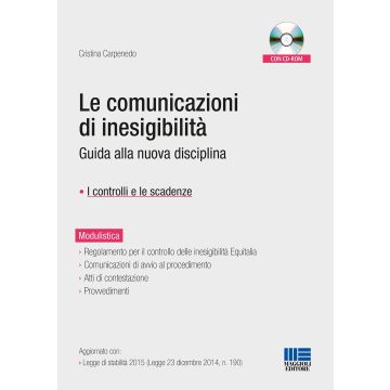 Le comunicazioni di inesigibilità - Guida alla nuova disciplina   [Carpenedo  - Maggioli Editore]