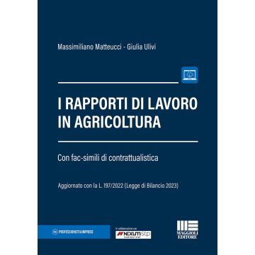 I rapporti di lavoro in agricoltura 2023