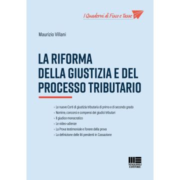 La riforma della giustizia e del processo tributario
