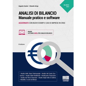 Analisi di bilancio. Manuale pratico aggiornato con nuovi esempi e casi di imprese in crisi. Con software 2023