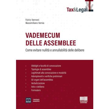 Vademecum delle assemblee. Come evitare nullità e annullabilità delle delibere. Con espansione online