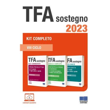 TFA sostegno 2023. Kit completo. Con espansione online