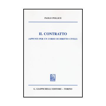 Contratto (appunti Per Un Corso Di Diritto Civile) (il) - Police Paolo - Giappichelli - 9788892101289