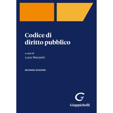 Mezzetti Codice di diritto pubblico 2022 giappichelli