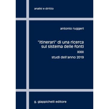 «Itinerari» di una ricerca sul sistema delle fonti. Vol. 23: Studi dell'anno 2019