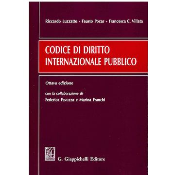 Codice di diritto internazionale pubblico 8/ed.