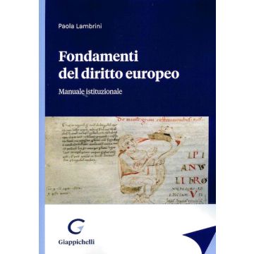 Lambrini Fondamenti del diritto europeo manuale istituzionale giappichelli 2021