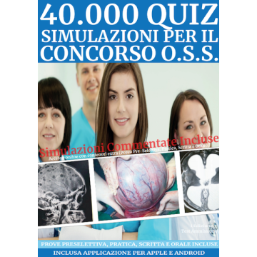 libro 40000 quiz e simulazioni per il concorso oss operatore socio sanitario 2021 2022