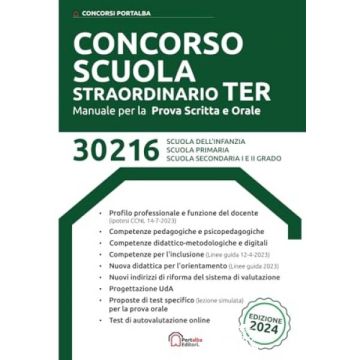 Concorso scuola straordinario Ter. Manuale per la prova scritta ed orale. Con espansione online - 2024 Portalba