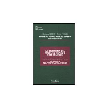 Codice Del Nuovo Pubblico Impiego. Ministeri E Enti Locali La Disciplina Del Pubblico Impiego E Dei Concorsi - Ferrari Gennaro; Ferrari Giulia - Neldiritto.it - 9788896814031