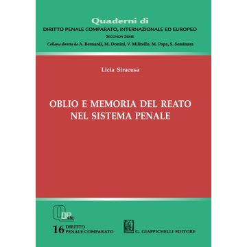 Oblio e memoria del reato nel sistema penale