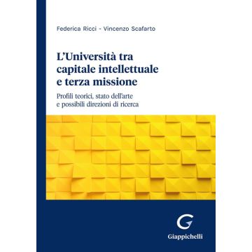 L'università tra capitale intellettuale e terza missione. Profili teorici, stato dell'arte e possibili direzioni di ricerca