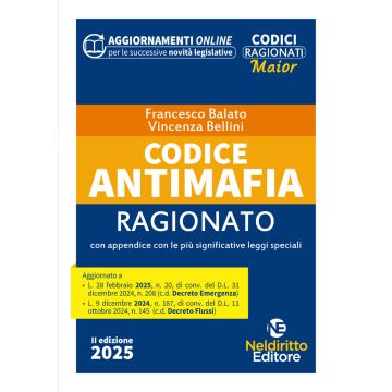 Codice antimafia ragionato 2025 (Codici Ragionati - Neldiritto)