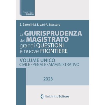 La giurisprudenza del magistrato. Grandi questioni e nuove frontiere. Civile, penale, amministrativo 2023