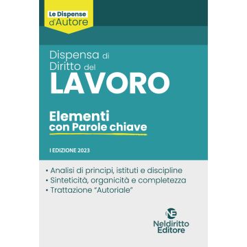 Dispensa di diritto del lavoro. Elementi con parole chiave