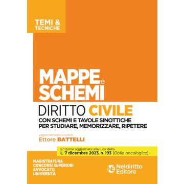 Mappe e schemi di Diritto Civile (diritto Privato) 2024 (Concorso Magistratura)