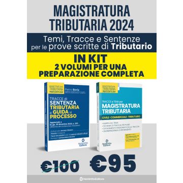 Kit Temi, Tracce e Sentenze per la prova scritta di Magistratura tributaria 2024