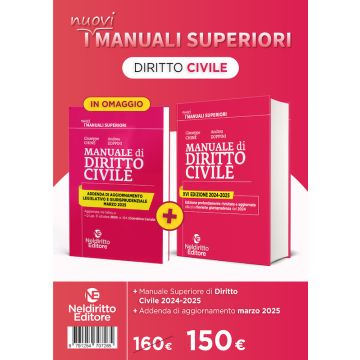 Manuale Superiore di Diritto Civile 2024-2025 + Addenda Aggiornamento Marzo 2025 (Manuali Superiori Concorso Magistratura - Chinè, Zoppini - Garofoli - Neldiritto)