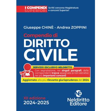 Compendio di diritto civile 2024-2025 - 12/ed. (Compendi Superiori Per il concorso in Magistratura e per i concorsi superiori)