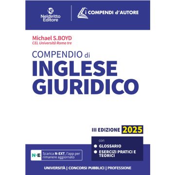 Compendio di Inglese giuridico 2025 (Legal English) - Neldiritto