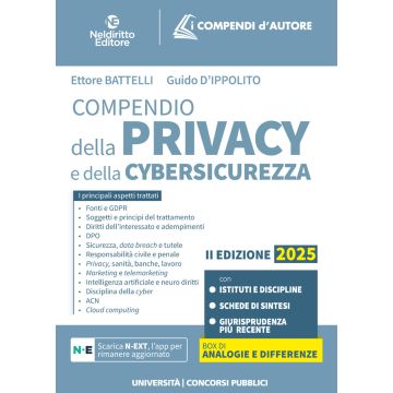 Compendio di normativa sulla privacy e cybersicurezza 2025 - Neldiritto