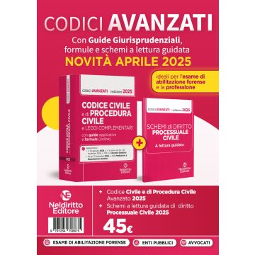 Codice Civile Avanzato con leggi complementari e Codice di Procedura civile 2025 (Codici Avanzati per Esame Avvocato e Concorso Magistratura - Garofoli Neldiritto)